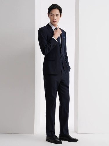 Baoxi Bird's Imported Wool Mensing Business Tops Tops, плоские складываемые два -брюшные костюмы Men Split Men Men