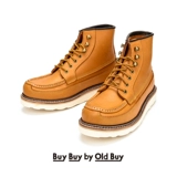 Антикварная рабочая обувь цвета хаки Ami, мужские мотоциклетные ботинки «Martin» Goodyear первого слоя из воловьей кожи с гравировкой 9850, мужские ботинки цвета хаки