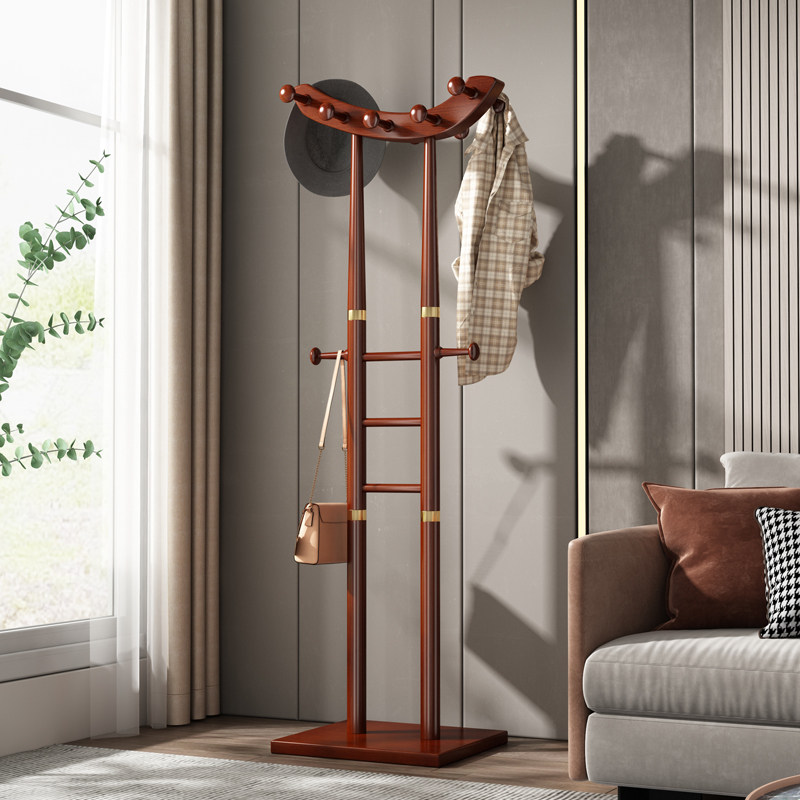 Секретная стойка для сушки с твердым деревом простые домохозяйственные полы простые современные дома для хранения в семье