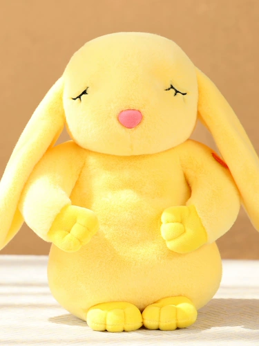 Плюшевый кролик, игрушка, кукла, детская успокаивающая подушка для сна