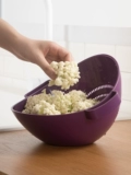 茶花 Пластиковая гигиеническая корзина для фруктов и овощей, ручка, сушилка