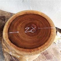 Fragrant camphor wood mound root n carved stool solid wood stool red camphor wood mound U base wood carved round mound