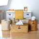 Straw tissue box for home living room paper box tube car square round paper box toilet pastoral car-mounted creation