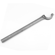 Side hole water meter cover round head nut adjustable hook-shaped crescent wrench active hook wrench