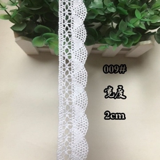 Липучка для пододеяльника 10米长纯棉蕾丝镂空白色花边辅料装饰gdiy服装桌布沙发窗帘花边。