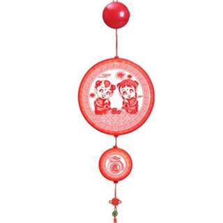 n living room decoration ceiling decoration auspicious new year gift z Chinese knot window H pieces 18 plates S spring gift restaurant hanging festival