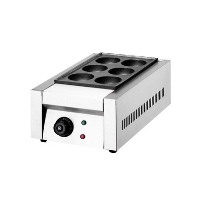 High-end octopus meatball machine bomb burning commercial single and double plate gas fish ball stove electric T hot fish ball machine shrimp pull