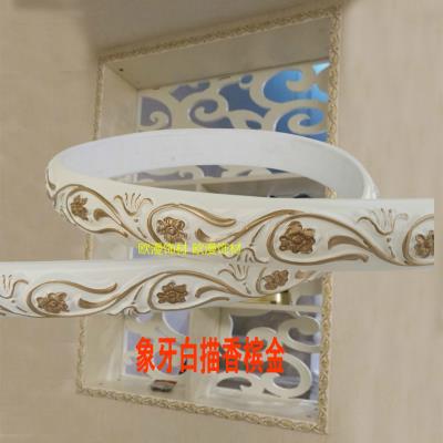 European curved shape decorative strips pvc soft lines background wall decoration decorative lines R curved border line width 3C