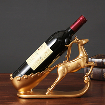 Living Room Wine Cabinet Decorations Aul Style Red Wine Rack Pendulum Pieces Home Modern Minima Wine Racks Nordic Wind Creativity Little Courtesy