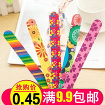 Manicure rub strip nail shaping strip double-sided frosted polishing strip nail file manicure sand strip manicure tool