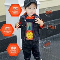 Male Baby Spring Autumn Suit 0 One 1-2-t3 Year Old Child Machia Three Sets Mens 4 Handsome Qi And Autumn Clothing 5 Han Version