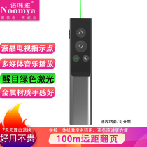 Nomiya G20 High Bright Green Light Page Turning Pen LED LCD Screen Projection Pen Metal Remote Control Pen for TV