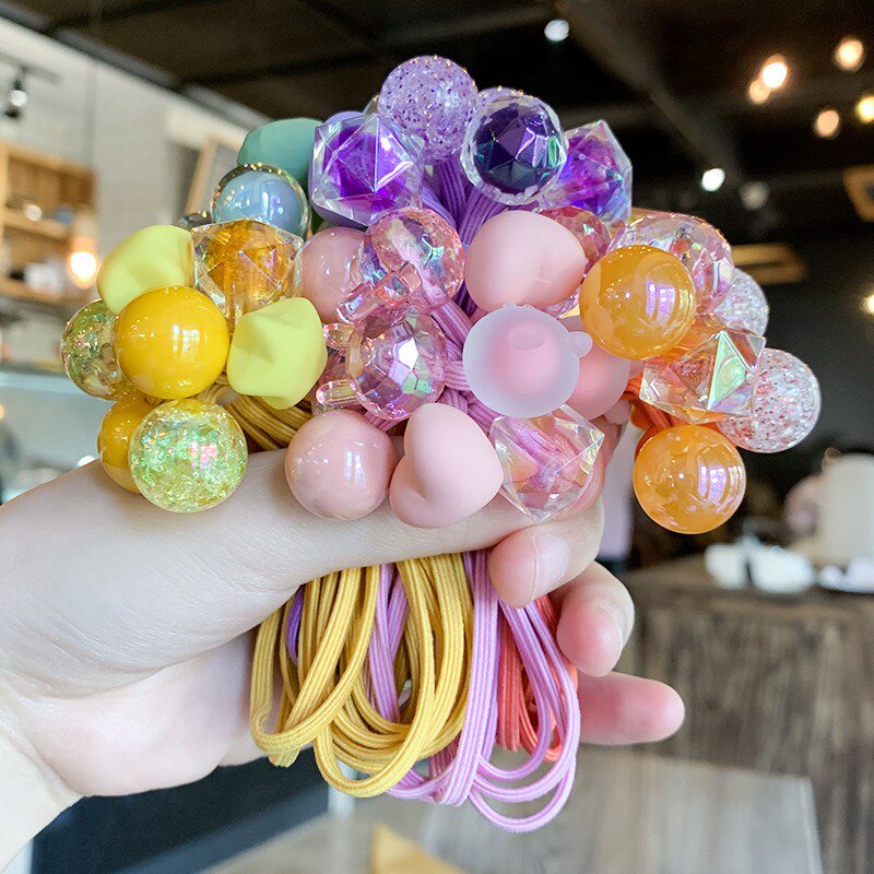 K-style Baby Five-Pointed Star Rubber Band Highly Elastic Hair Rope — 11