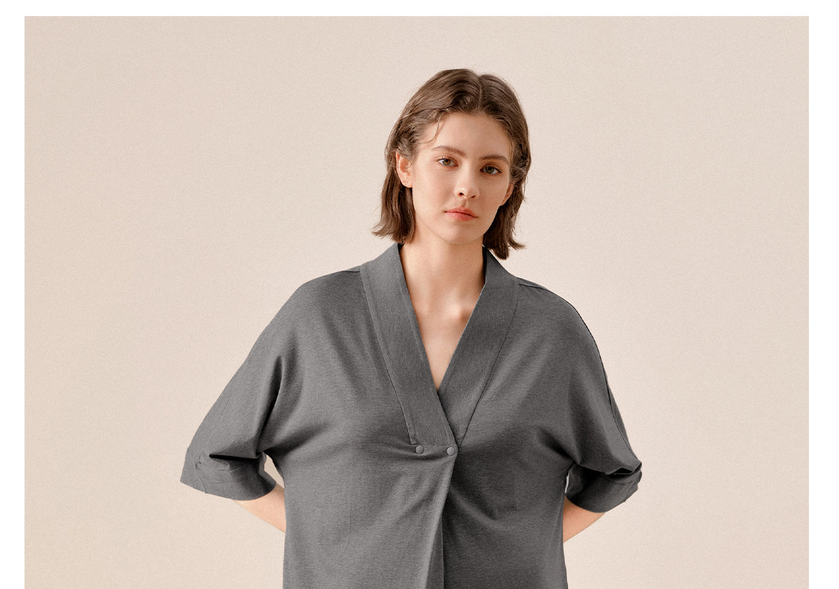 Sohiwoo Postpartum Clothing for Pregnant and Postpartum Women, Autumn Nursing Pajamas, Outerwear, Bamboo Cotton Sweat-Absorbent Home Wear Set — 62