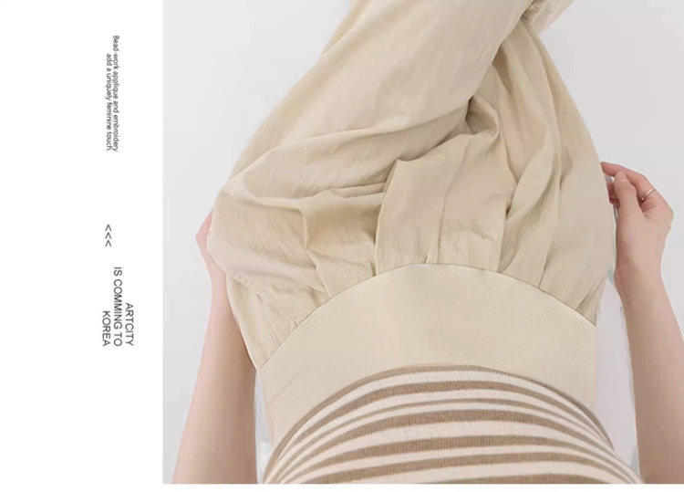 Maternity Pants for Summer, Thin Style, New Long Pants for Petite Women, Ice Silk Wide-Leg Pants, Plus-Size Maternity Wear, Autumn Pants — 19