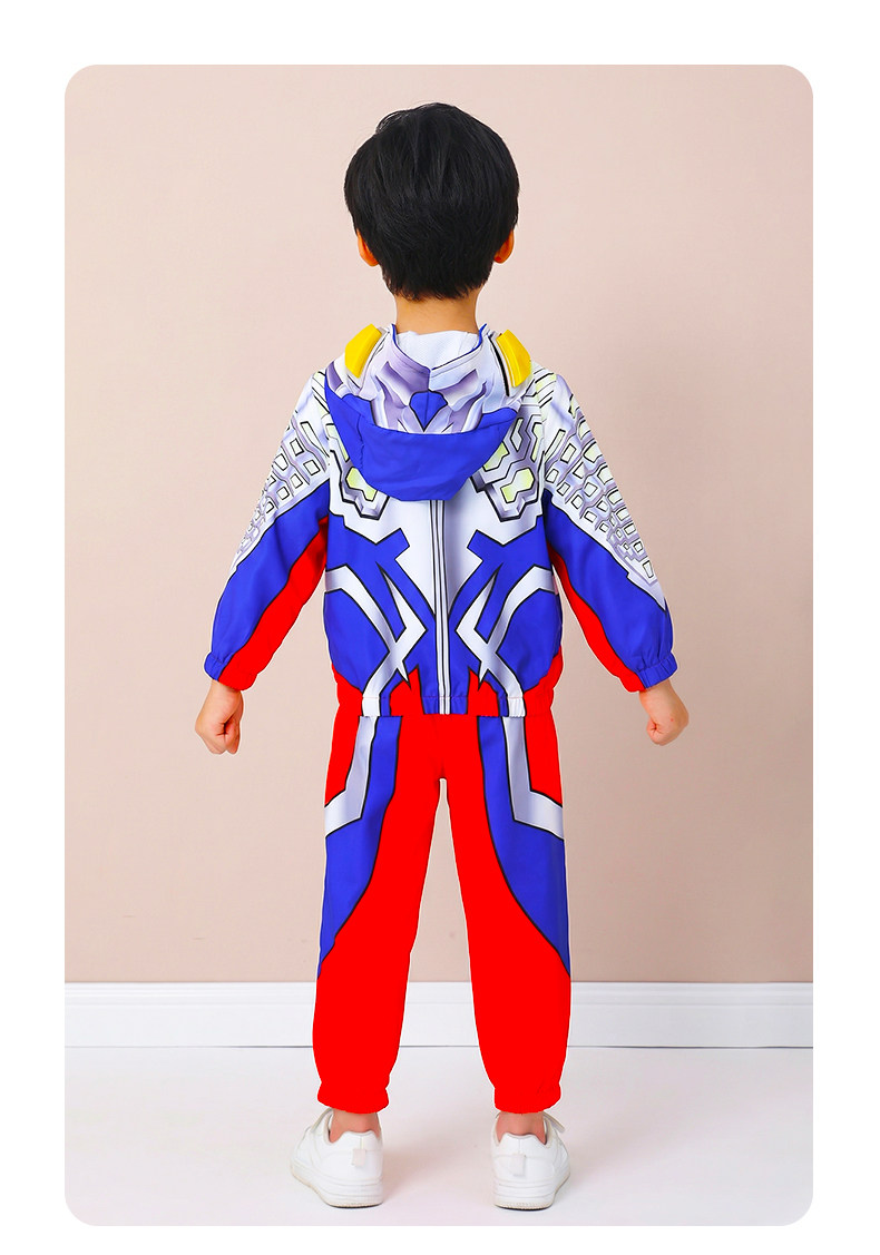 Authentic Ultraman Clothing Zero Children's Outfit Boys' Spring and Autumn Jacket Glowing Windbreaker Children's Clothing Set — 20