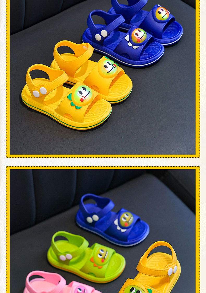 Children's Sandals Summer New Style Cartoon Lightweight Cute Non-Slip Soft-Soled Indoor Baby Beach Sandals for Boys and Girls — 10