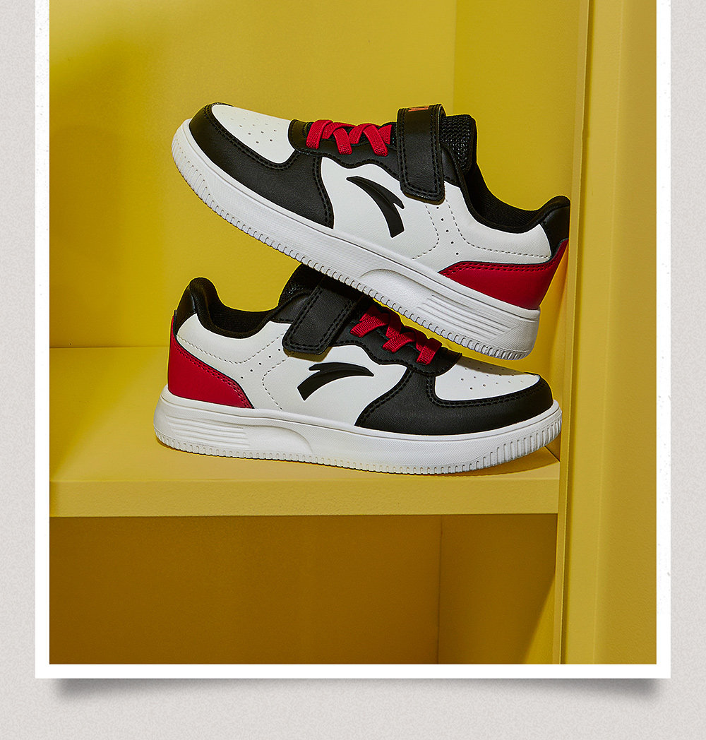 Anta Kidsren's Casual Shoes, Versatile White Sneakers, Classic Casual Sneakers for Primary School Students, Kindergarten and Older Kidsren's Sports Shoes — 17