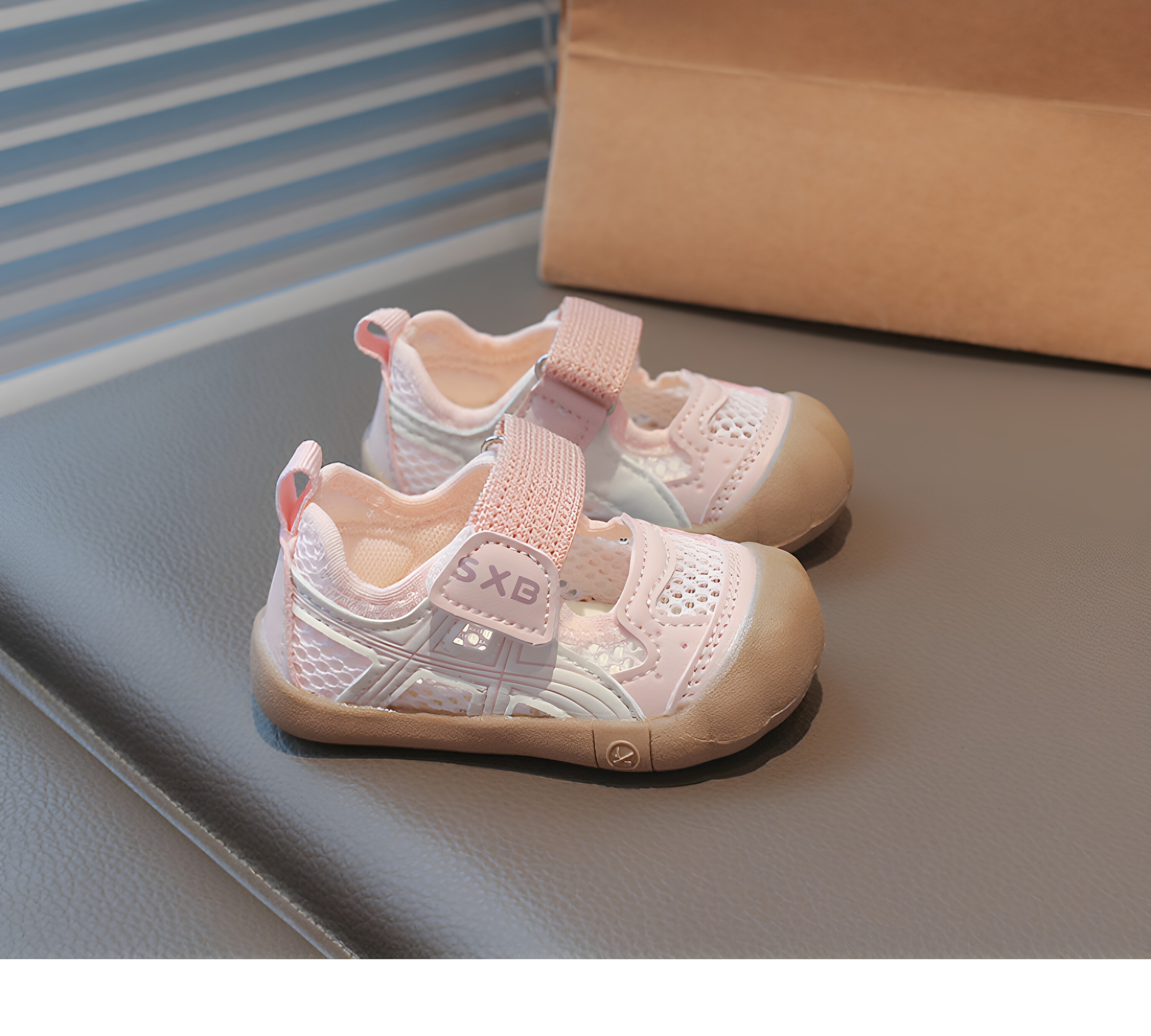 British Baby Girl Sandals 2 Years Old 2026 Summer New Style Girls' Soft-Soled Boys' Baby Mesh Sports Shoes Functional Shoes — 14
