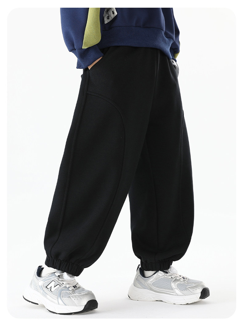 【Mid-Autumn Gift Season】Little Elephant Ham Children's Clothing Boys' Sports Pants Long Pants for Older Kids Casual Pants — 37