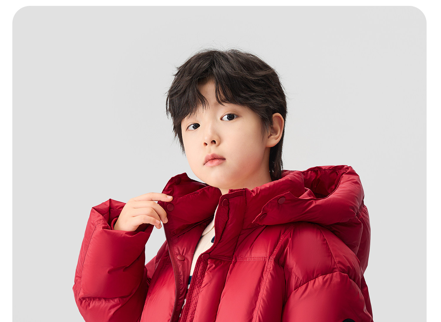 Zuoxi Children's Clothing Boys' down Jacket Winter Warm 2026 New Model Kids' Triple-Protection Thermal Storage Puffer Jacket for Older Children — 91