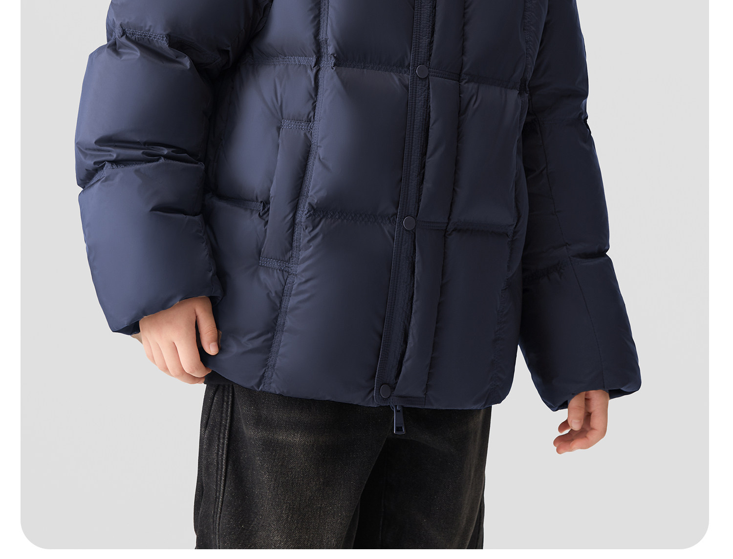 Zuoxi Children's Clothing Boys' down Jacket Winter Warm 2026 New Model Kids' Triple-Protection Thermal Storage Puffer Jacket for Older Children — 62