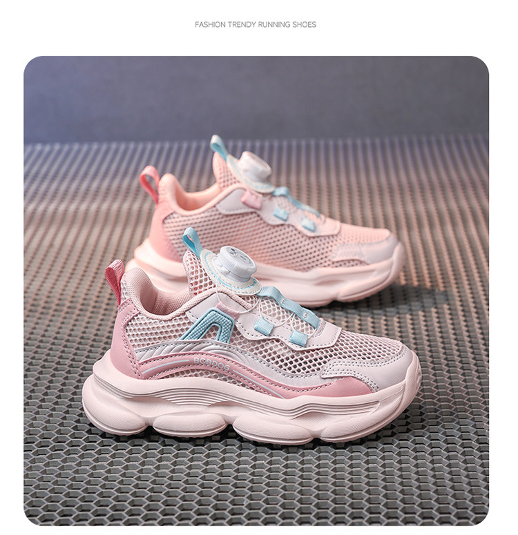 Babudou Kidsren's Shoes Boys' Rotating Buckle Sports Shoes 2026 Spring & Fall New Breathable Kidsren's Running Shoes Boys' Shoes — 73