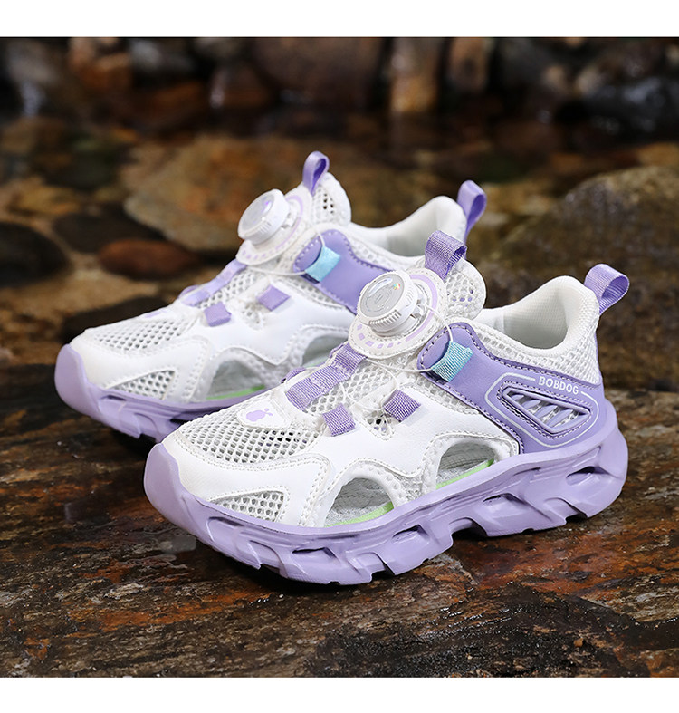 Babudou Kidsren's River-Tracing Shoes, Outdoor Sports Sandals, Girls' Summer New Style Water-Wading Slip-On Beach Shoes — 10