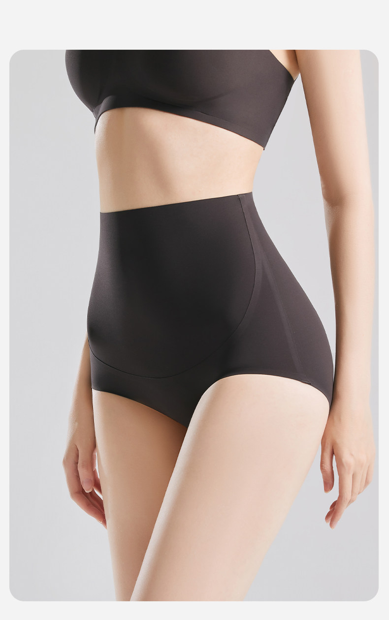Mother with Pregnant Women's Underpants High Waist Seamless Belly Support for Early and Late Pregnancy Special Non-Pure All Cotton Plus Size Summer Thin — 20