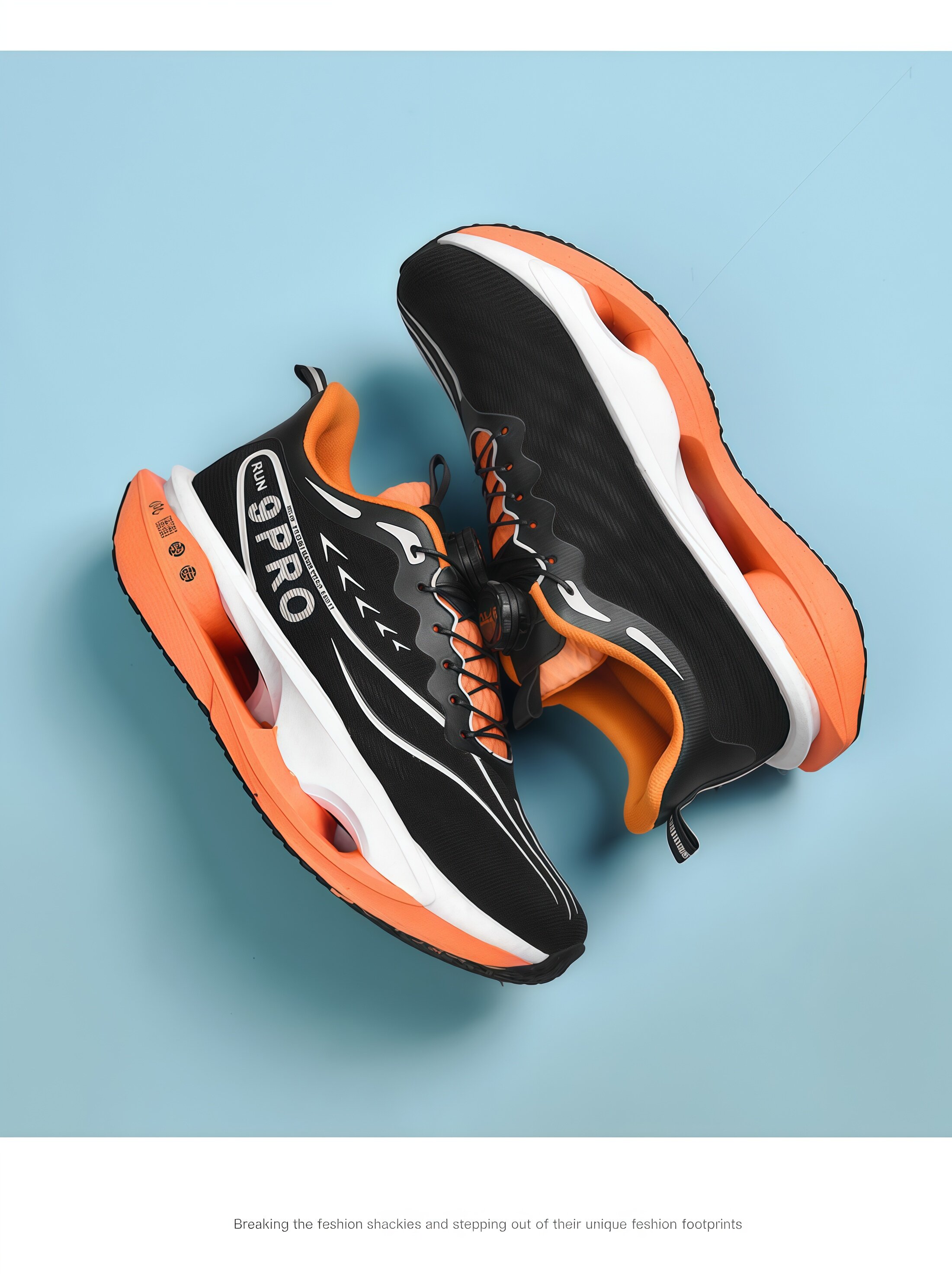 Red Rabbit 9 Pro Children's Shock-Absorbing Sports Shoes, New Autumn Model, Student-Specific Running Shoes, Button Running Shoes for Older Boys — 22