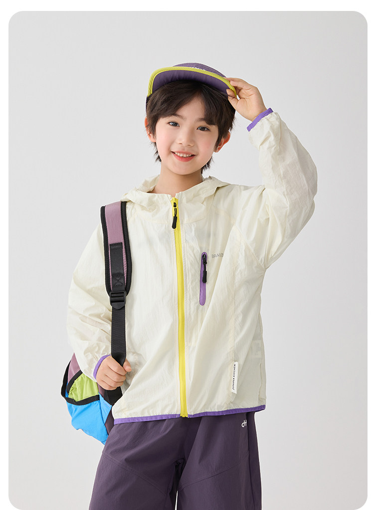 Haima's Children's Sun Protection Clothing Summer 2026 New Summer Style Skin Jacket Girls' Lightweight Coat Boys' Sun Protection Clothing — 20