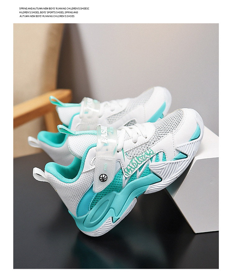 Zurich's New Girls' Sports Shoes for Autumn Are Breathable and Lightweight Children's Shoes for Older Children, Non-Slip and Dirt-Resistant Running Shoes — 13