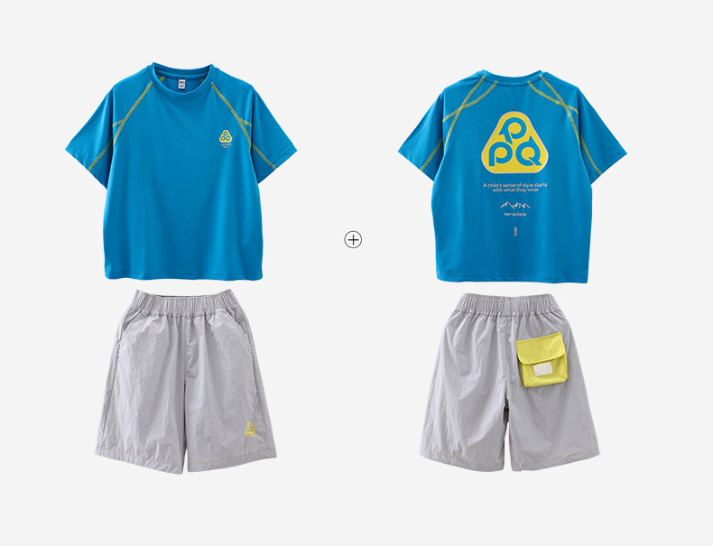 Cooling Quick-Dry Children's Short-Sleeve T-Shirt Boys' Summer 2026 New Trendy Brand Big Kids Summer Sports Outfit — 33