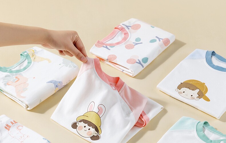 Spring and Autumn Baby Anti-Kick Quilt Homewear Air Conditioning Room Clothing Nightgown — 57