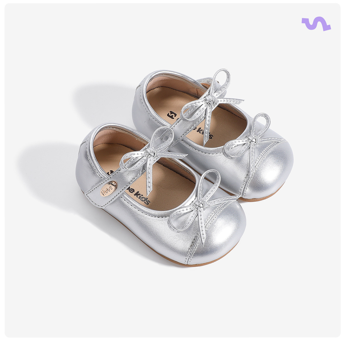 Nubi Childhood Genuine Leather Girls' Little Leather Shoes Autumn New Style Soft Sole Simple Princess Shoes for Girls — 18