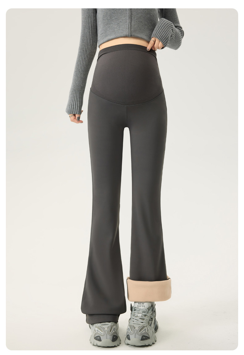 Maternity Pants for Outdoor Wear, Spring and Autumn Style, Slightly Flared, Suitable for Pregnant Women, Do Not Squeeze the Belly, Do Not Slip Down, for — 30