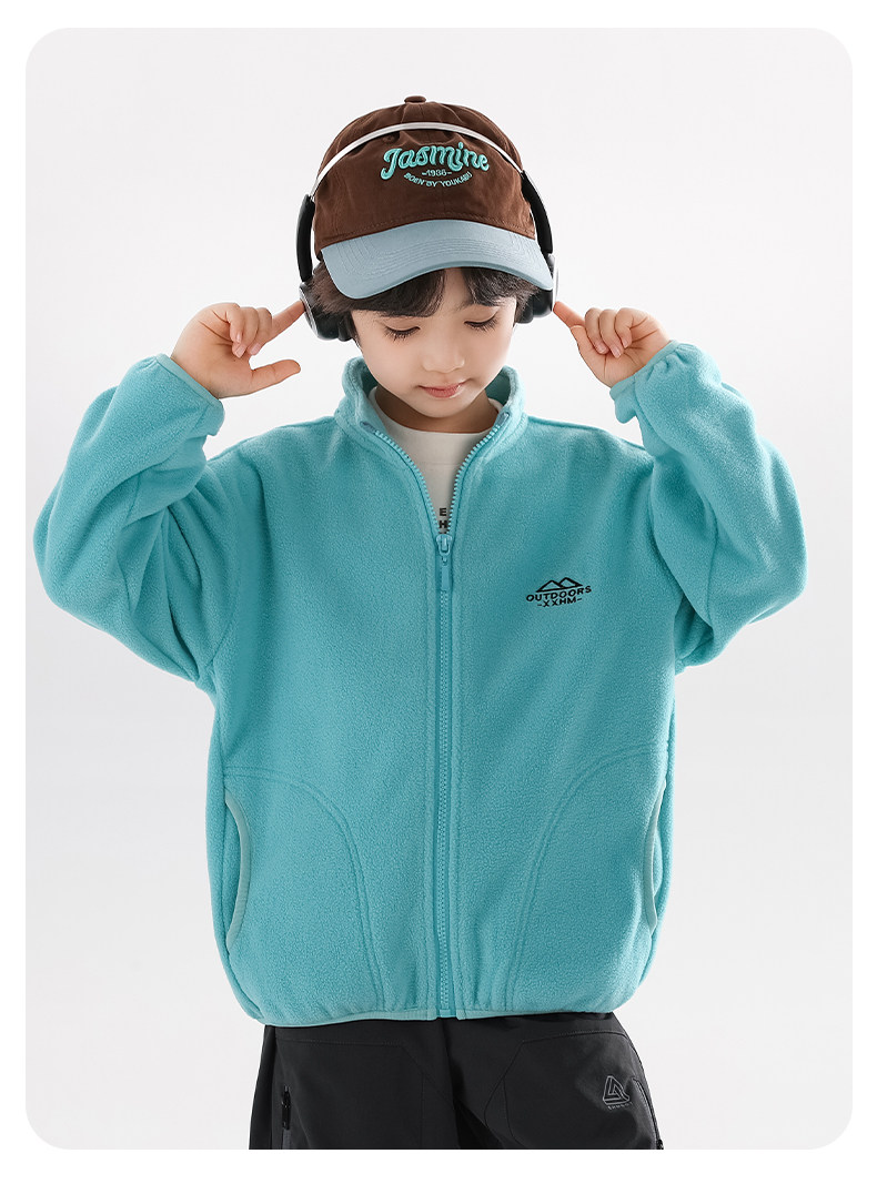 Little Elephant Ham Children's Clothing Kids' Mountain Adventure Softshell Jacket Boys' Waterproof Clothing 2026 Autumn New Trend — 64