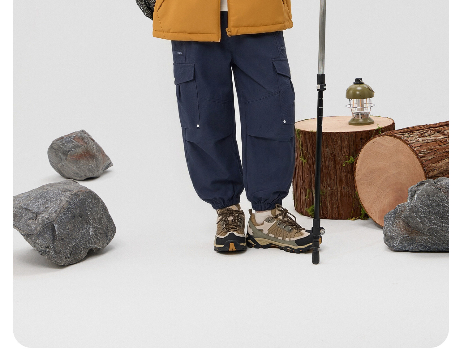 Zuoxi Children's Clothing Boys' Pants Children's Cargo Pants Autumn and Winter 2026 New Style for Older Children Fleece-Lined Outdoor Pants Long Pants — 103