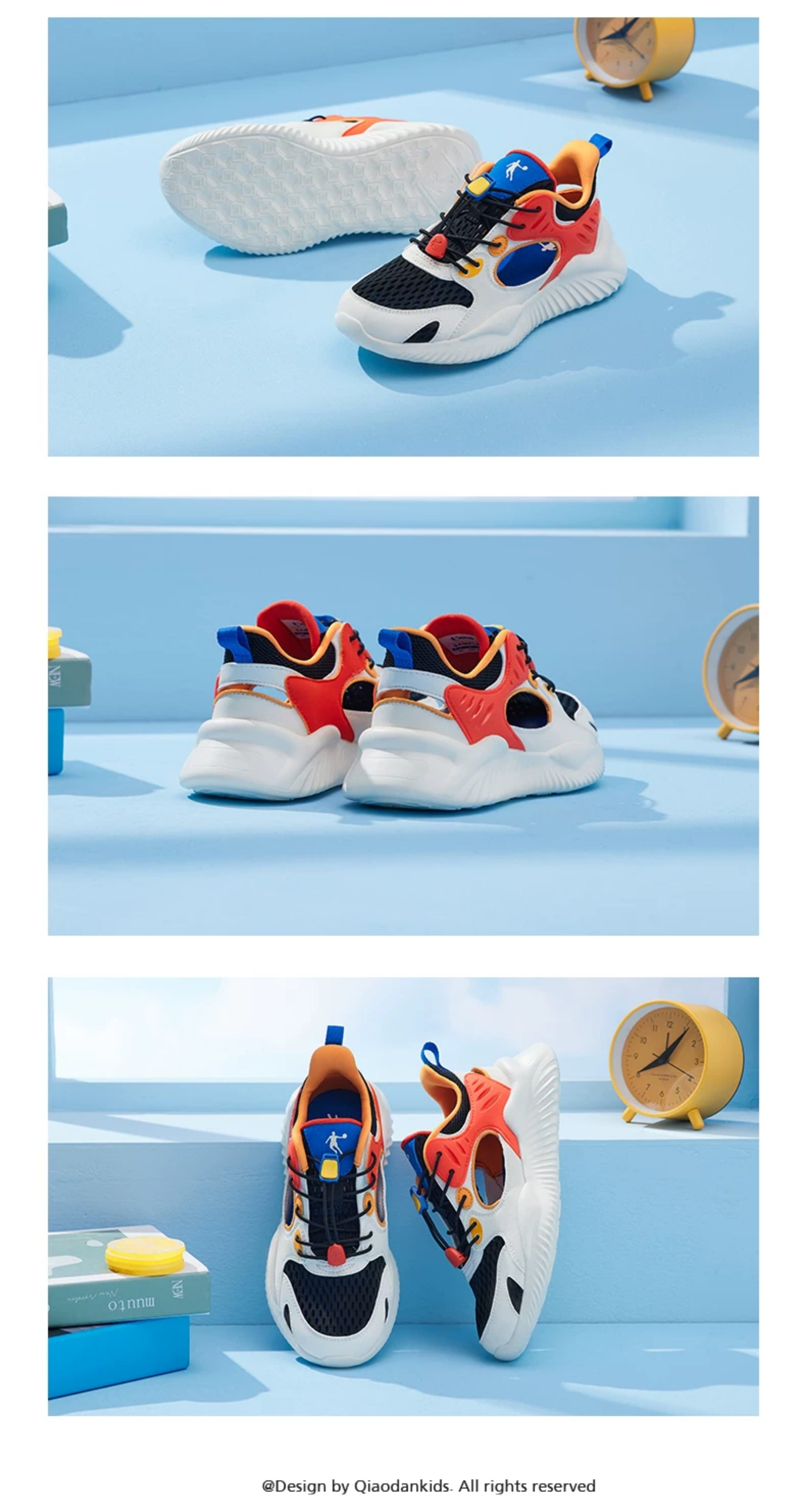 Jordan Summer Mesh Breathable Cut Out Children's Sandals — 16