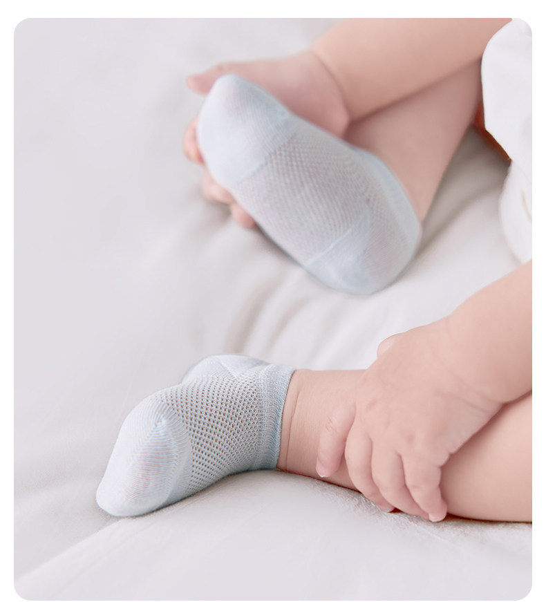Niduoxiong Baby Summer Thin Boneless Breathable Socks — 24