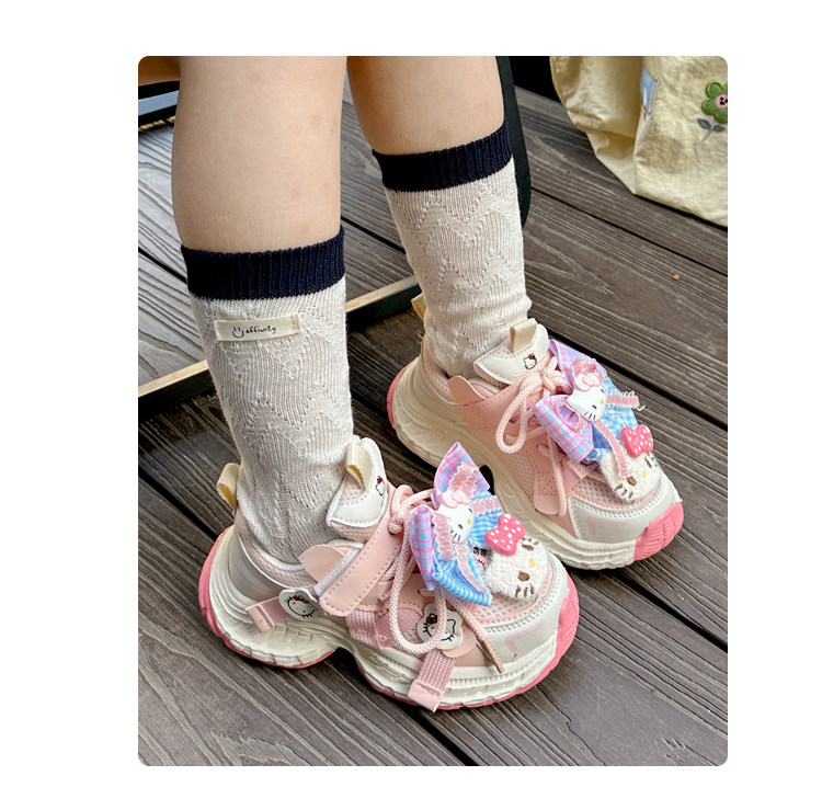 Astro Boy Girls' Shoes, White Sneakers, 2026 New Summer Soft-Soled Breathable Running Sports Mesh Shoes for Girls — 13