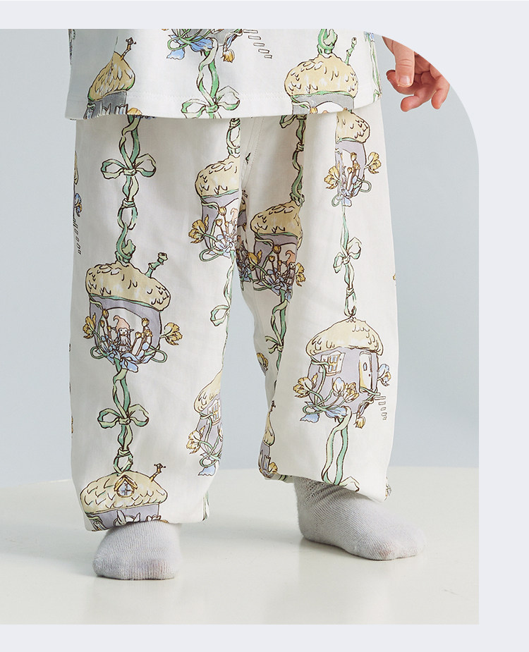 Domiamia Children's Home Pants for Boys and Girls, Breathable Anti-Mosquito Pants, Sleep Pants, Summer Thin Casual Pants — 5