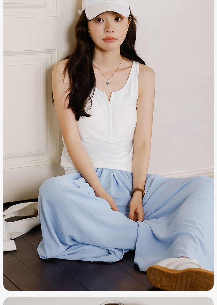 Breastfeeding Vest with Suspenders, No Need to Wear a Bra, Summer Thin Style, Can Be Worn Outside, Postpartum Maternity Top with Breast Pads, Special — 30