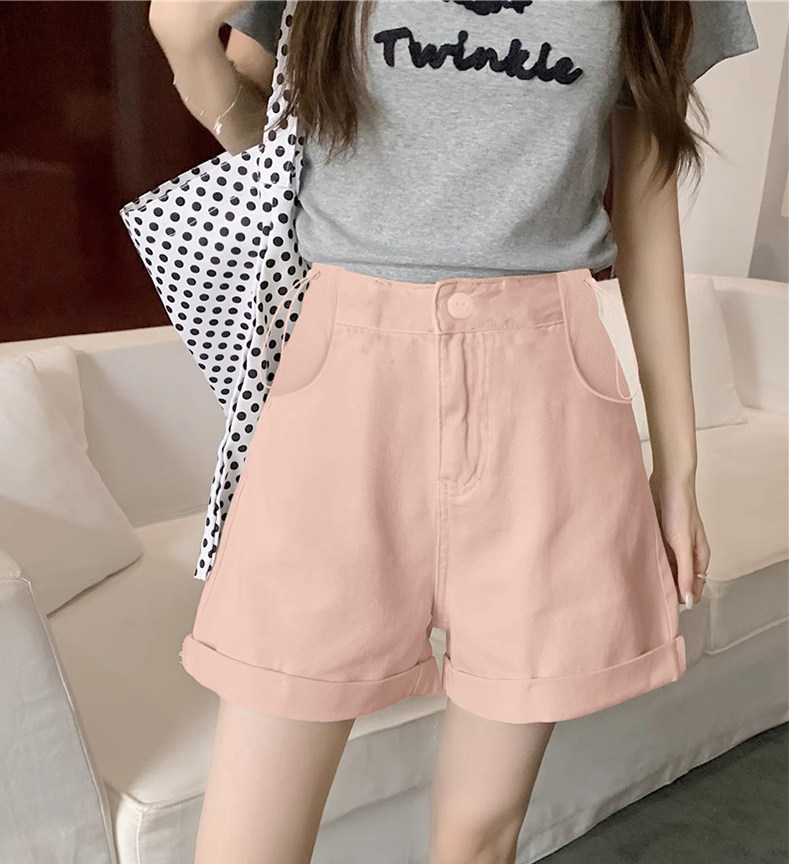 Langsha Maternity Pants Summer Shorts 2026 New Drawstring Loose Slimming Versatile Straight-Leg Casual Pants — 15