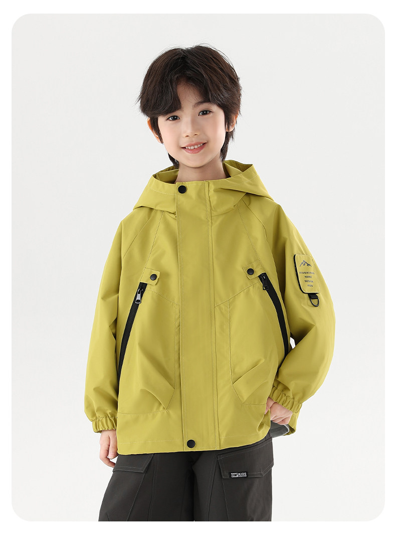 Little Elephant Ham Children's Clothing Kids' Mountain Adventure Softshell Jacket Boys' Waterproof Clothing 2026 Autumn New Trend — 47