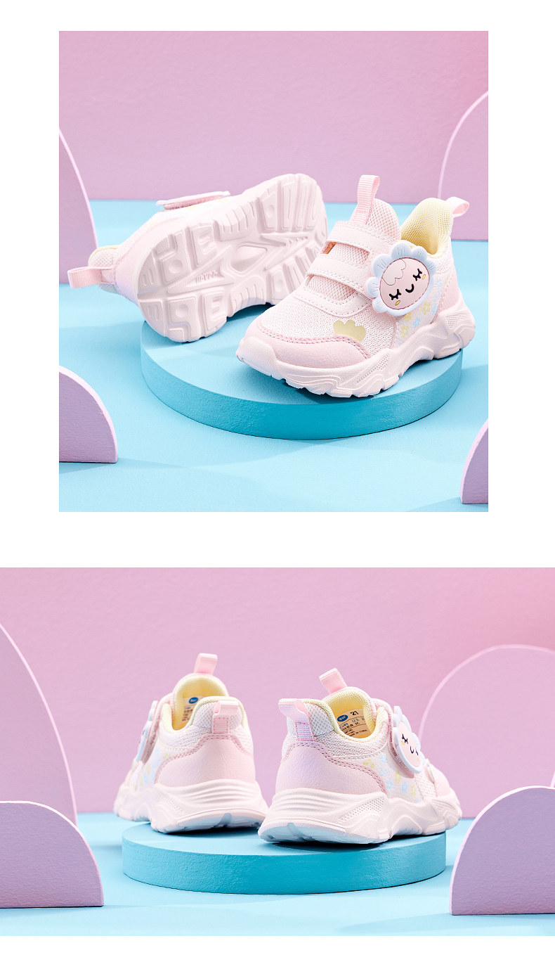 361 Degrees Children's Shoes for Girls, Toddler Shoes, Autumn New Model, Girls' Sports Shoes, Breathable Mesh Baby Shoes — 5