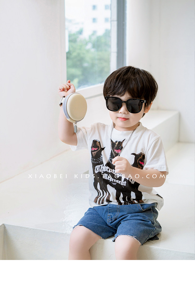 Foldable Summer UV-Proof Sunglasses for Boys and Babies — 18