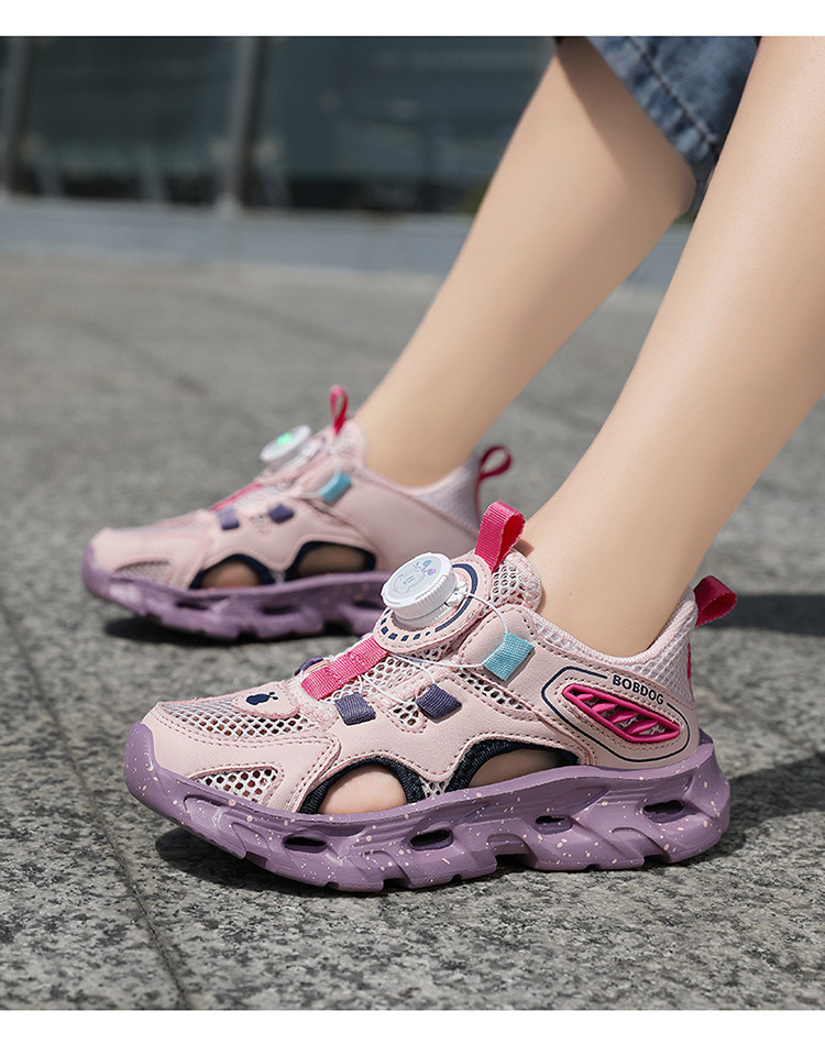 Babudou Kidsren's River-Tracing Shoes, Outdoor Sports Sandals, Girls' Summer New Style Water-Wading Slip-On Beach Shoes — 16