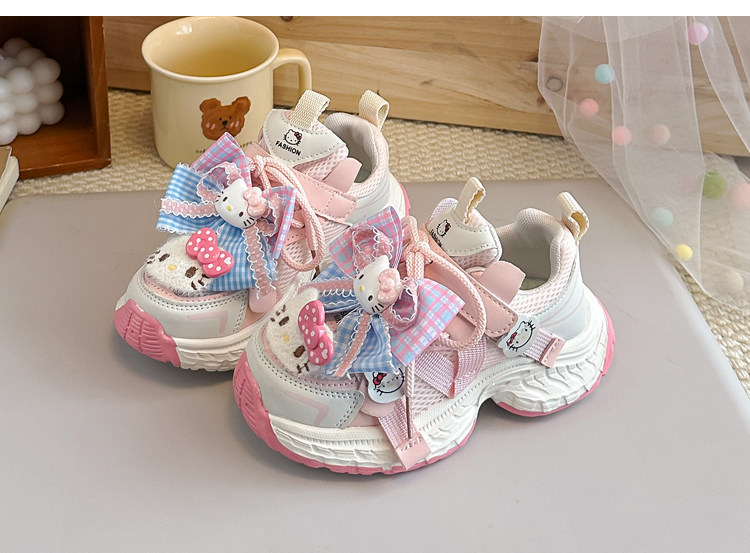 Astro Boy Girls' Shoes, White Sneakers, 2026 New Summer Soft-Soled Breathable Running Sports Mesh Shoes for Girls — 21