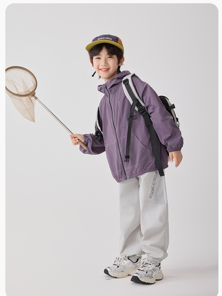 Haima's Children's Sun Protection Clothing Summer 2026 New Summer Style Skin Jacket Girls' Lightweight Coat Boys' Sun Protection Clothing — 42